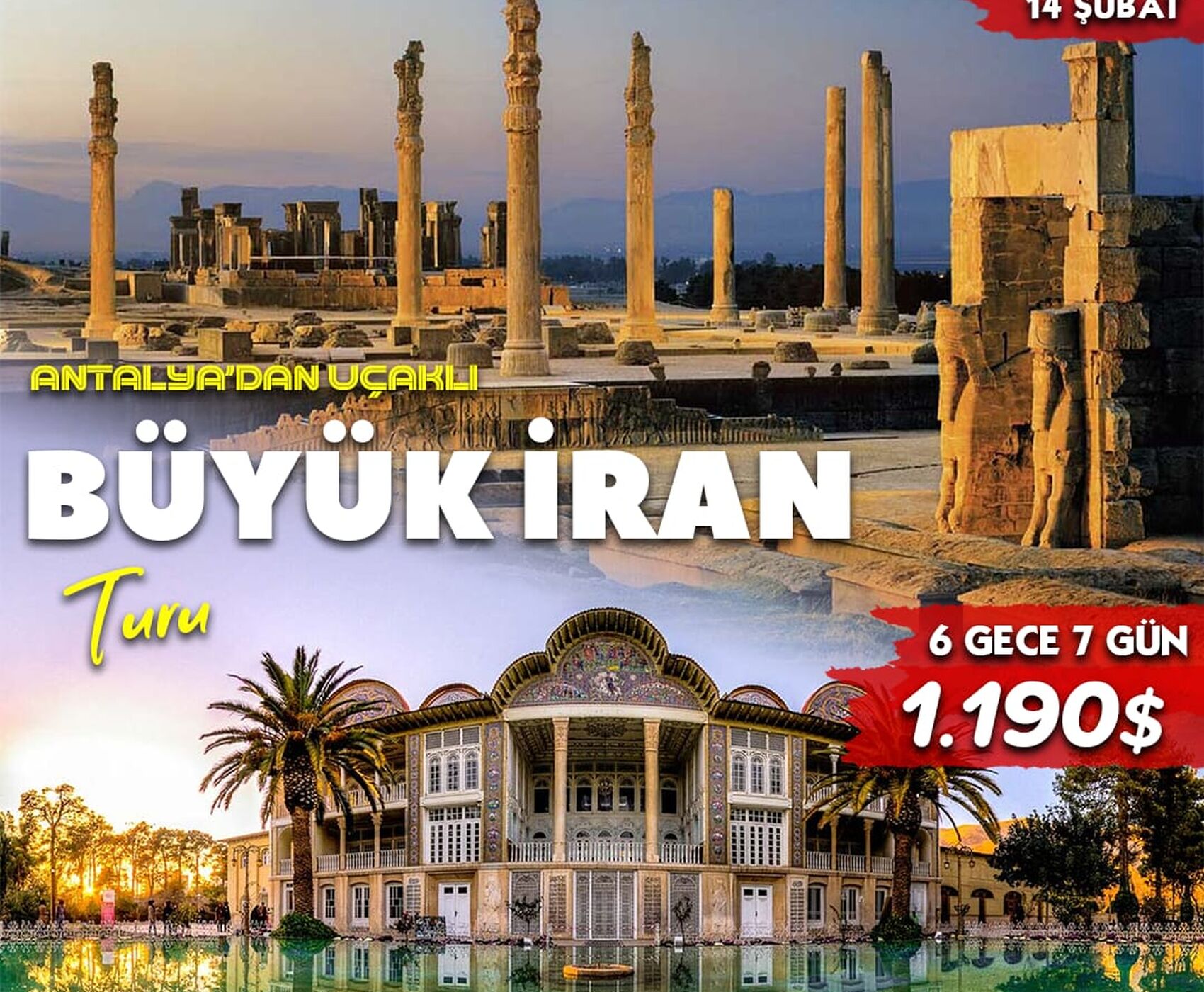 GREAT IRAN TOUR FROM ANTALYA