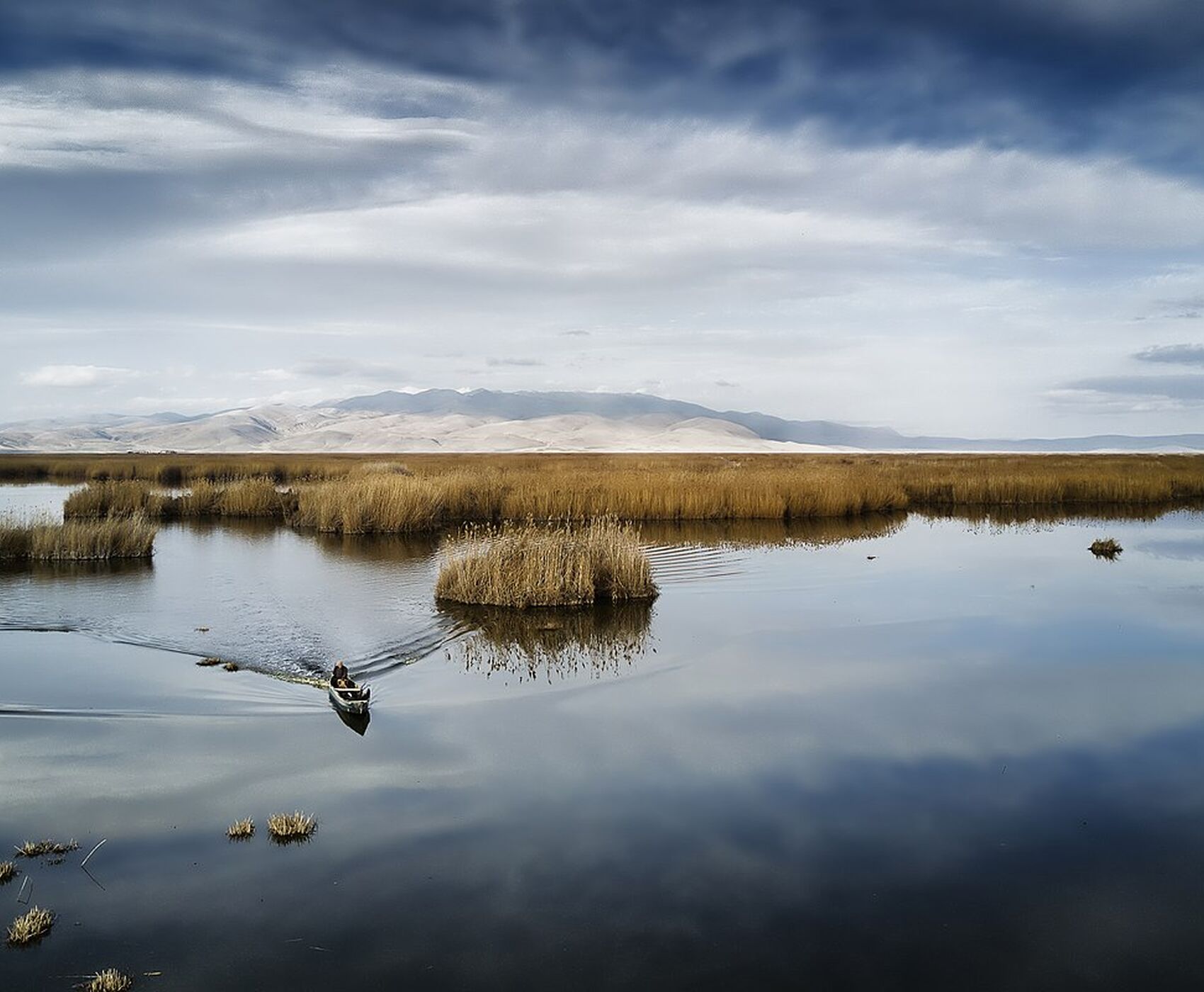 LAKES OF FLAMINGOS, STORKS AND PELICANS